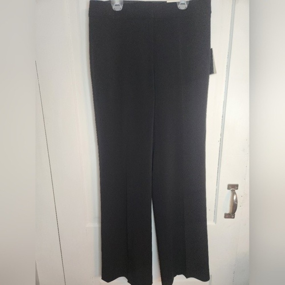 EUC Worn once Ann Taylor Black Uptown Pant Curvy Fit Trouser leg Sz 6